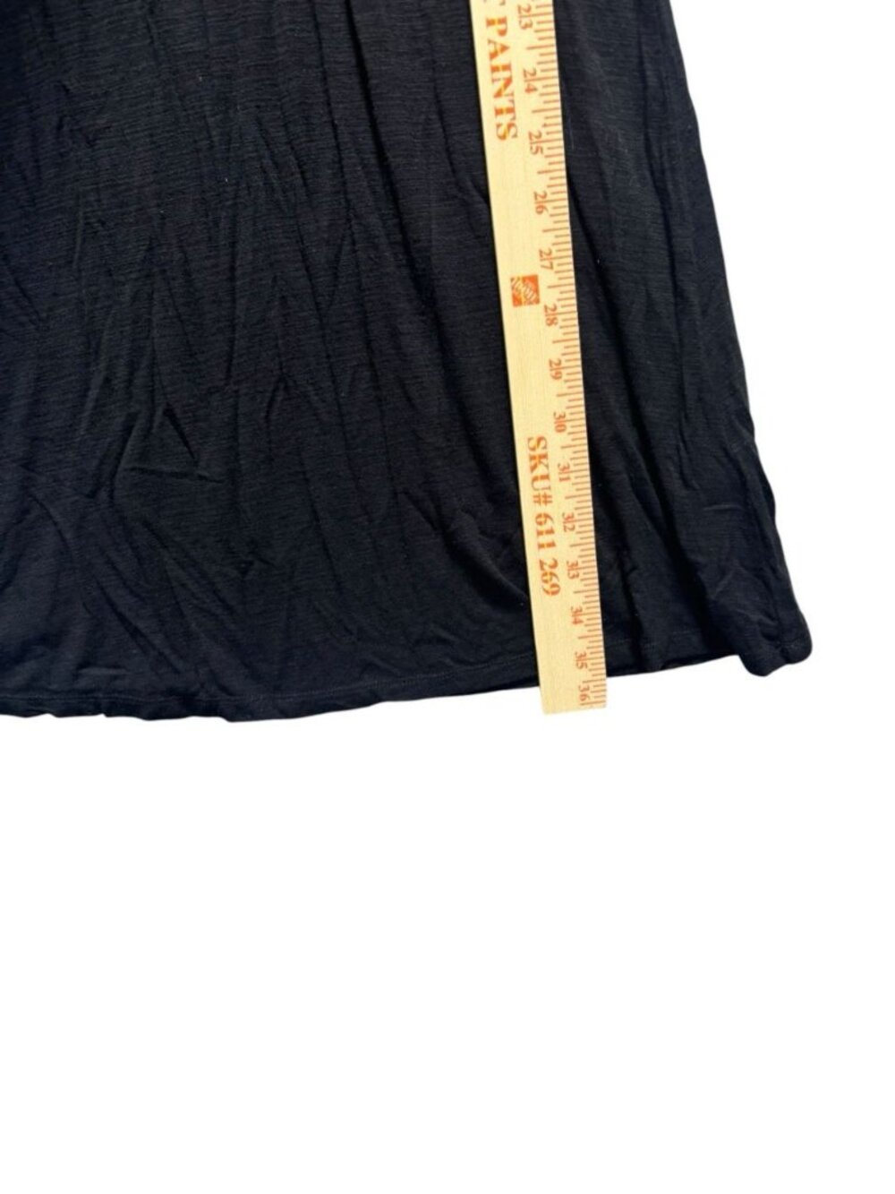 Cupio Women’s Small Black Embroidered Bell Sleeve Tunic Dress Boho Viscose - Picture 5 of 11